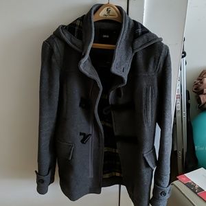Asos Hooded Toggle Coat